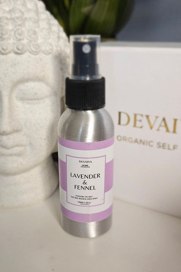 Lavender and Fennel essential oil mist.