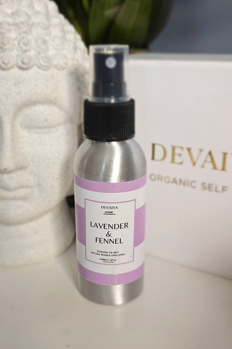 Lavender and Fennel essential oil mist.